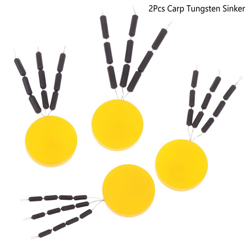 2 комплекта карповых рыболовных принадлежностей вольфрамовый грузило для крючка Clinga для волосяной оснастки End Tackle Putty