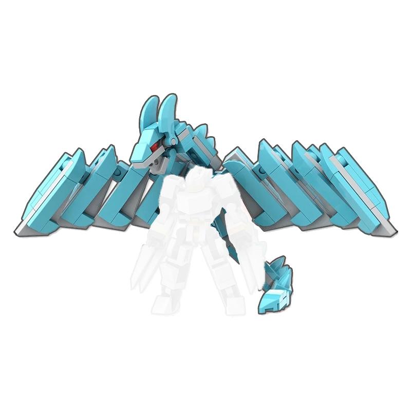 Экзоскелет меха строительные блоки мелкие частицы миниатюрный боевой робот сборная модель мальчики и девочки подарок детская игрушка