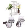 Cabinet Crib Bed Moving Chair Crib Swivel Caster Furniture Casters Wheels Soft Rubber Roller
