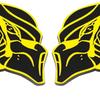 Predator Emblem, Custom 3D Exterior Automotive Accessories, Universal Fit for Car, Truck, SUV (Set of 2) (Red)