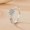 Four Leaf Clover Girlfriend Ring Female Fashion Personality Niche Design Light Luxury New Tide Opening Adjustable Ring