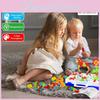 Mosaic Electric 3d Drill Puzzle Toy Kids Building Blocks Assembly Model Gift Set