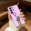 Милый Чехол-Телефон Кот Н-Нян -C- Для Samsung S25,S24,S21,S22,S23,S30,Ultra,S20,Plus,Fe,Lite Прозрачная Крышка