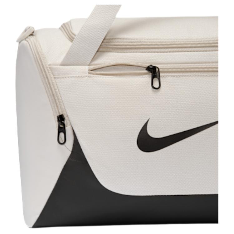 Nike Brasilia 60L Color Block Design Detachable Shoulder Strap Training Fabric Travel Bag Unisex bags Light-Bone IB4398-072
