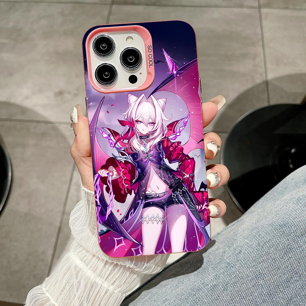HSR Thelema Pink Translucent Mobile Phone Case for iPhone 17 16 15 14 13 12 11 X XR XS Air Pro Max Plus Colorful Cover