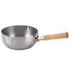 Maruyama Giken KOURIKKA Stainless Steel Yukihira with Pouring Spout and Induction and Gas Stove Made In Pot, 20cm, Graduations, Compatible, Japan,