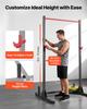 Power Cage Squat Rack, Multifunctional Power Rack Bench Press Equipment with 28-Level Adjustable J-Hooks, Strength Training Workout Home Gym for