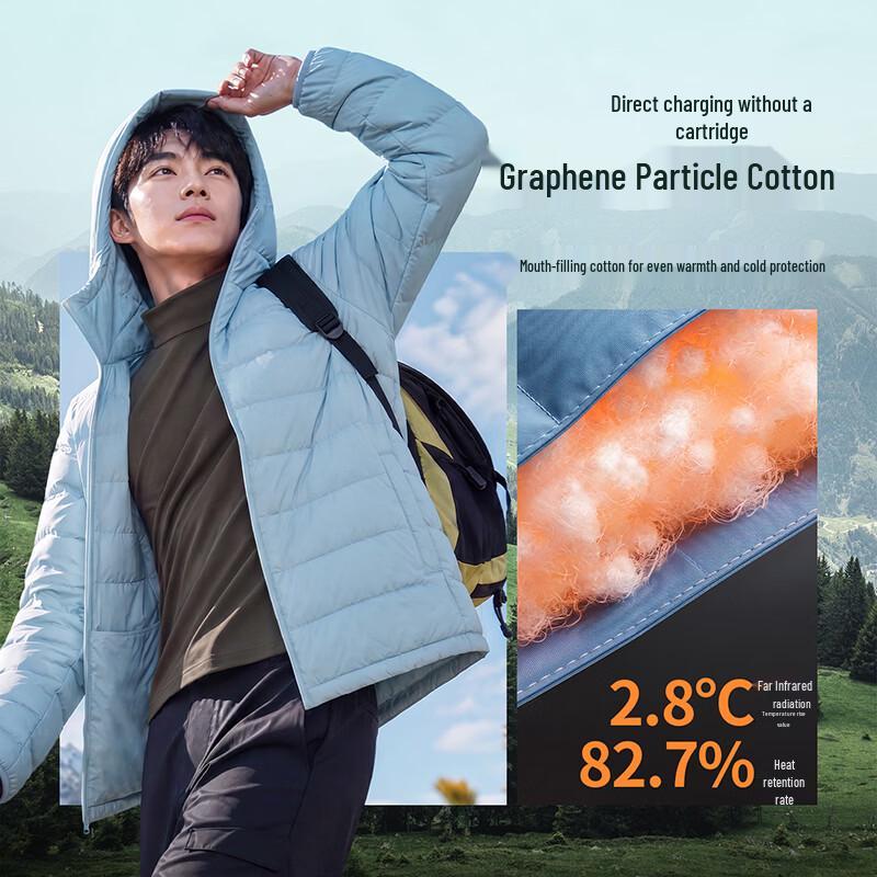 Baleno Men's Minimalist Hooded Padded Jacket
