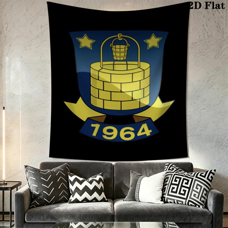 Brondby IF Wall Tapestry Aesthetic Wall Hanging Printed Fabric Blanket Decorative Tapestries for Bedroom Living Room Home Decor