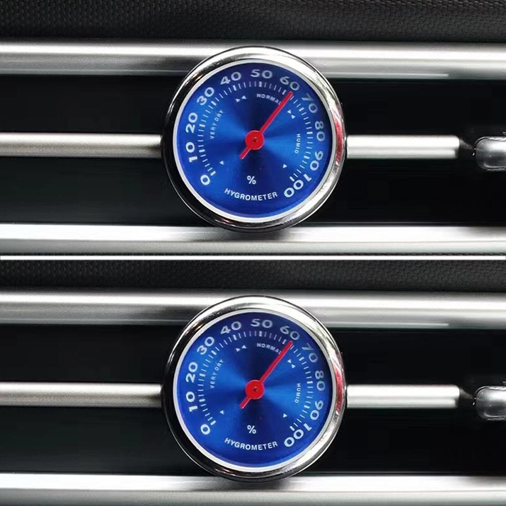 Car Clock Auto Watch Thermometer Hygrometer Home Automobiles Interior Decoration Ornament Automotive Clock In Car Accessories
