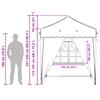 Pop up Party Tent 195 x 195 x 245 cm Blue Oxford Fabric