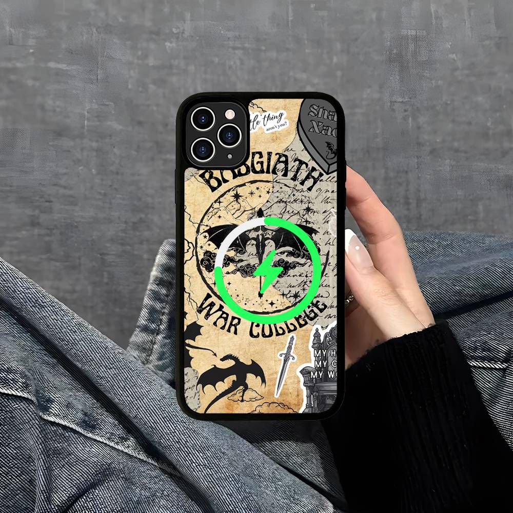 Книги F-Крыло Железа F-Пламя Чехол для Телефона Для IPhone 13 14 15 11 12 16 17 Pro Max Plus Магнитный Чехол Magsafe