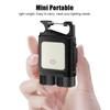 Mini Portable Flashlights Rechargeable 9 Modes Flashlight with Tail Hook Outdoor Camping Tent Light Pocket Keyhain Fishing Torch