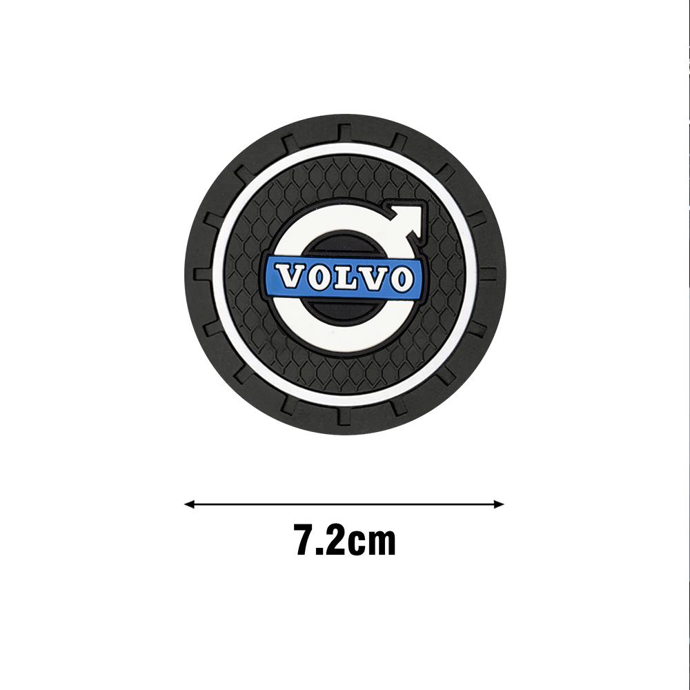 1/2 шт. для Volvo XC60 V60 S60 V40 V50 S40 S80 C30 XC40 XC70 V90 Автомобильная противоскользящая подставка Силиконовая подставка под стакан Держатель для стакана Антискользящий коврик