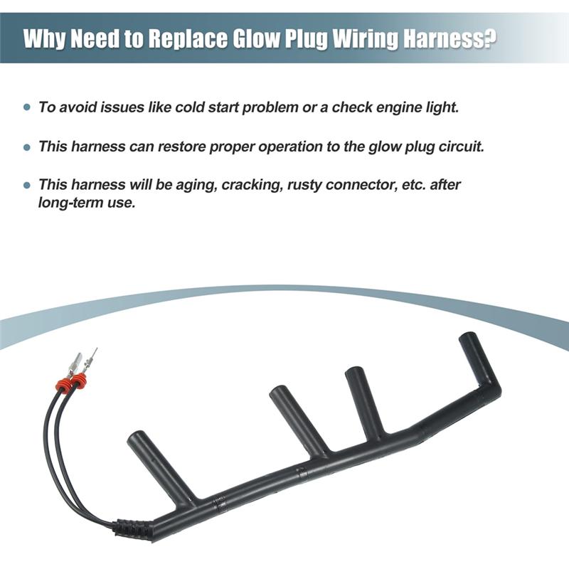 АВТО Жгут проводов свечей накаливания 028971766 028-971-766 Для Golf Jetta Passat 904-091 Жгут проводов свечей накаливания