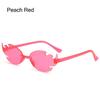 Colorful Flame Shaped Sun Glasses Rimless Party Cosplay Glasses  for Women & Men