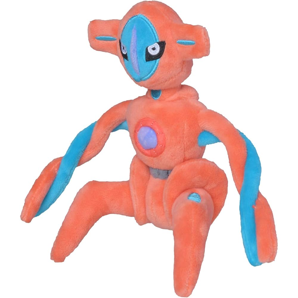 Оригинал из Pokmon Center Плюшевая игрушка Pokmon Fit Deoxys 14,5x14x13 см