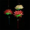 Hand-Held Party Supplies Glowing Flower Lantern Chinese Lotus Light Lotus LED Lantern Mid-Autumn Lantern Festival Lantern