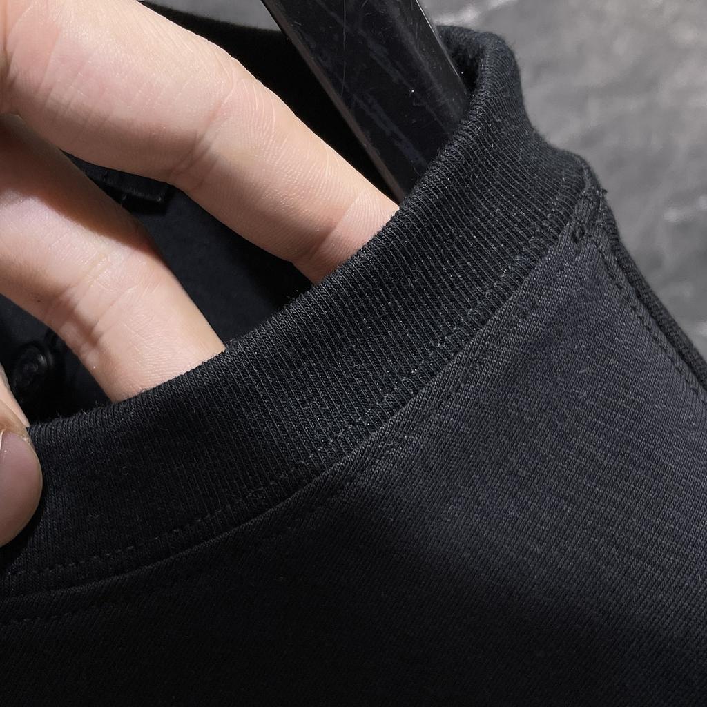 8956 CHROME HEARTS 2025 Summer New High Quality Cotton Round Neck Loose Large Size Men's and Women's T-shirt Couple T-shirt