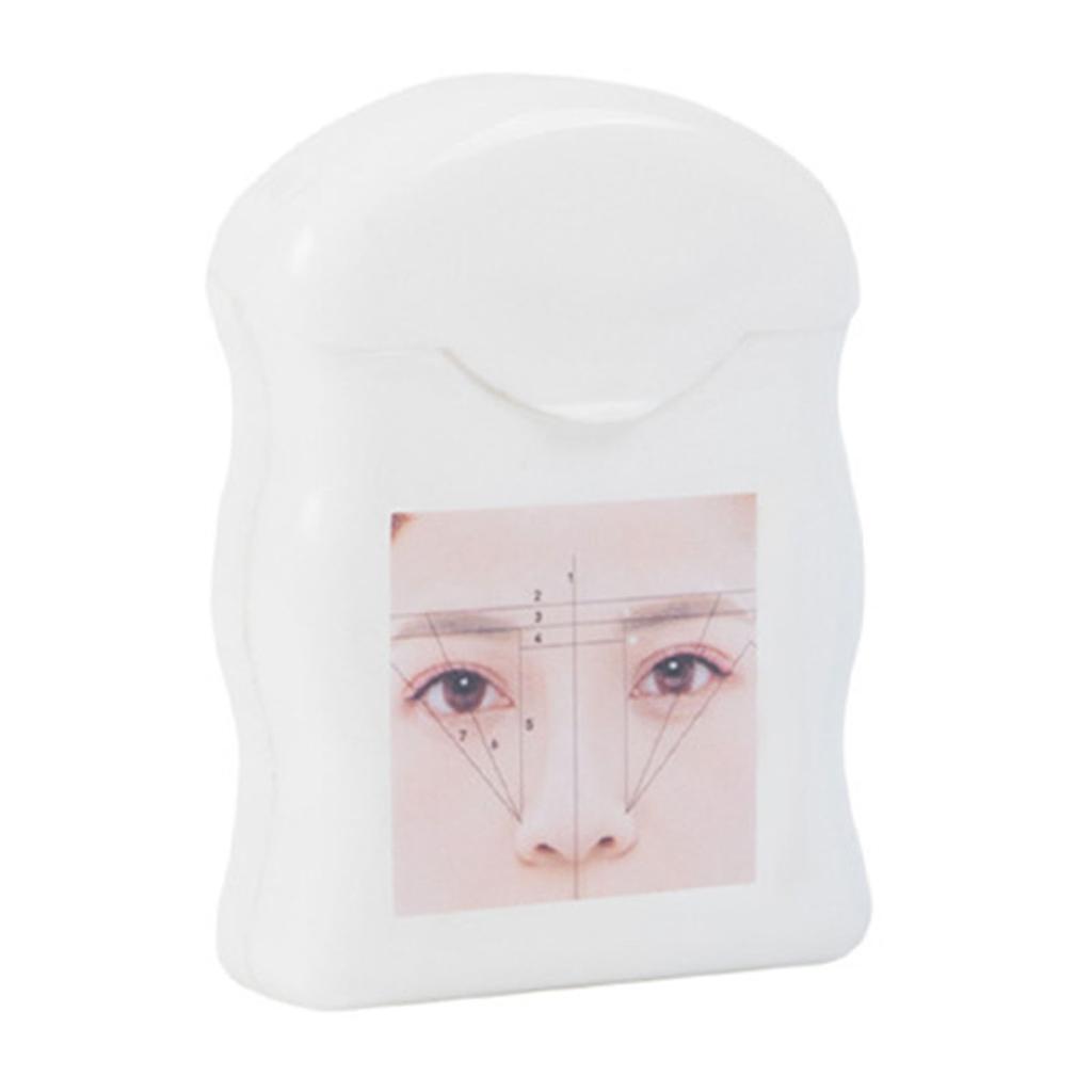 Предварительно нанесенная картографическая строка для инструмента для измерения бровей, точное позиционирование, строка для микроблейдинга, 20 м, Bla