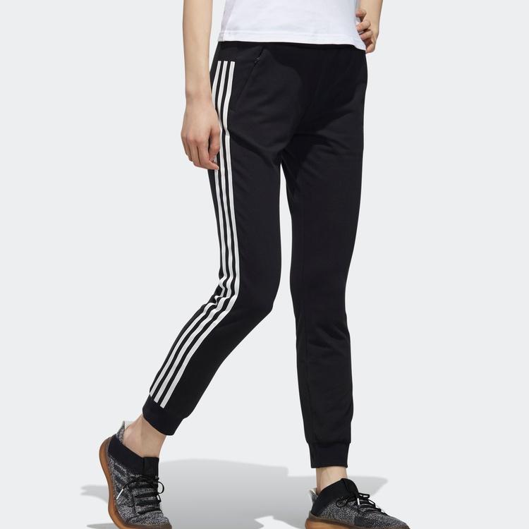 adidas Женские 3D леггинсы Originals с Трилистником и тремя полосками, черные DY8696