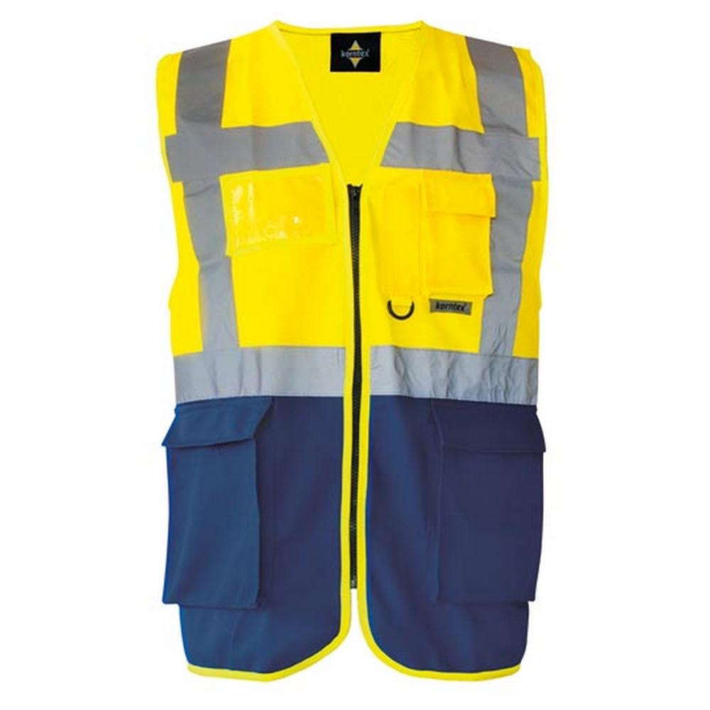 Korntex Unisex Adult Executive Berlin Multi-Functional Hi-Vis Vest