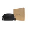 COACH Camera Leather With Suede Camera Bag, Shoulder Bag, Crossbody Bag Medium Women's Black CC386-V5BLK