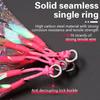 Cast Jig Assist Hook High Carbon Steel Angle Barbed Thread Feather Lure Fishing Tackle Slow Jigging Sea Pesca Fishhook