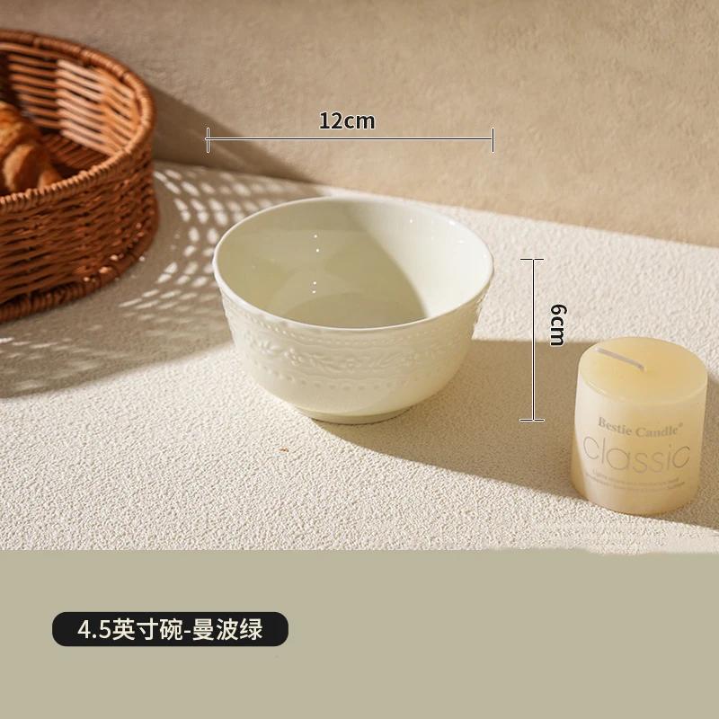 Exquisite Romantic Relief Dining Plate High End Hotel Restaurant Spaghetti Dining Plates Delicious Dishes Fish Plate Rice Bowls