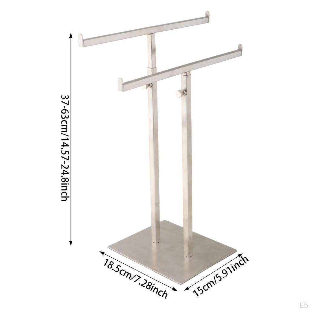 Регулируемая стойка для сумок, держатель для кошельков с крючками для длинных ожерелий