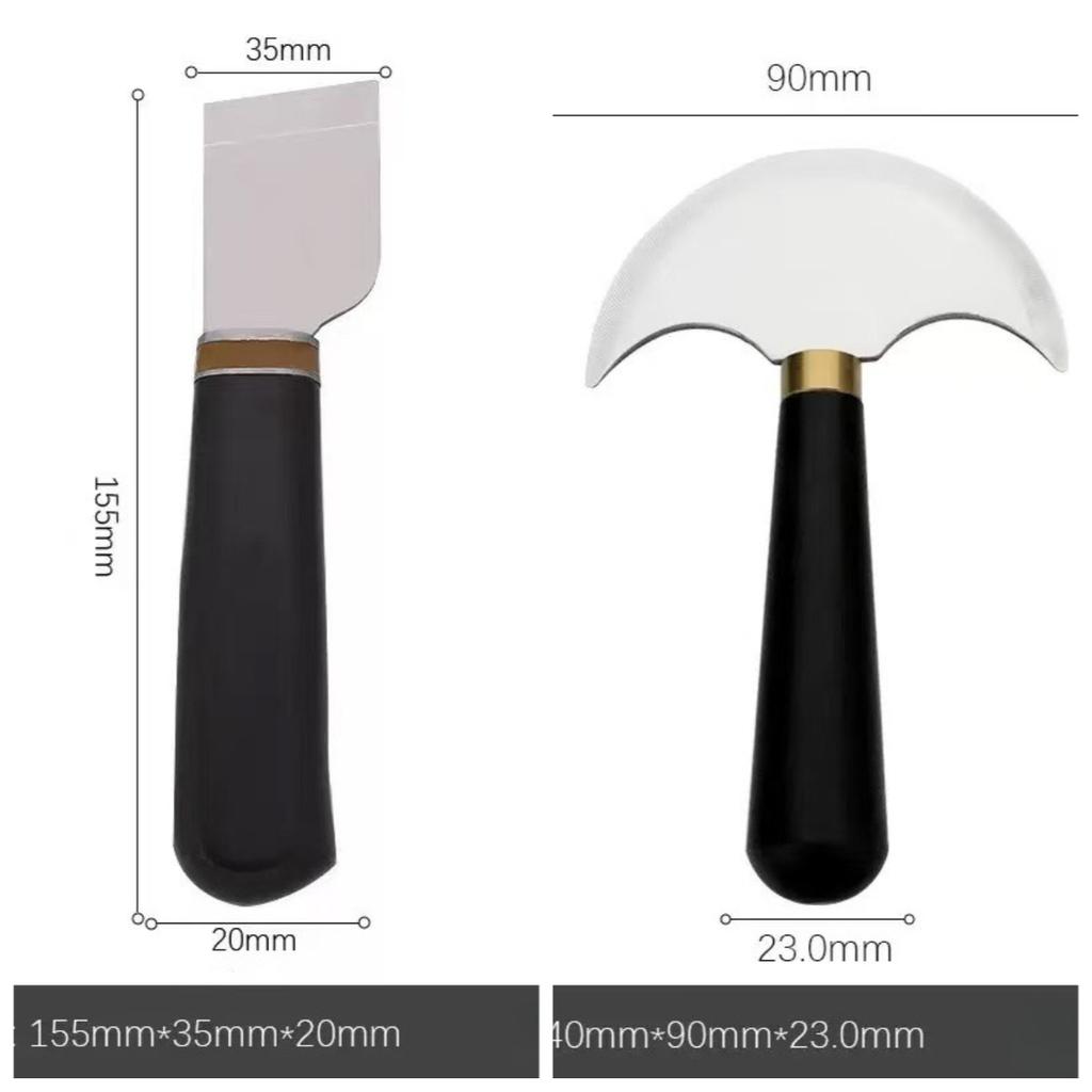 Leather Skiving Knife Trimming Paring Tool for DIY Leathercraft Manual Cutting Shaver Handmade Craft
