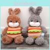 Bread Rabbit Hamburger Plush Toys Pp Cotton Filling Children Gifts Playroom
