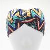 Bohemian Headband Women Boho Elastic Hairbands Sport Turban Head Wrap Cotton Bandage Beach Party Holiday Hair Accessories Fashion Summer