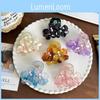 Premium Acetate Flower Hair Clip In Trendy Jelly Colors Perfect For Fashionable Women
