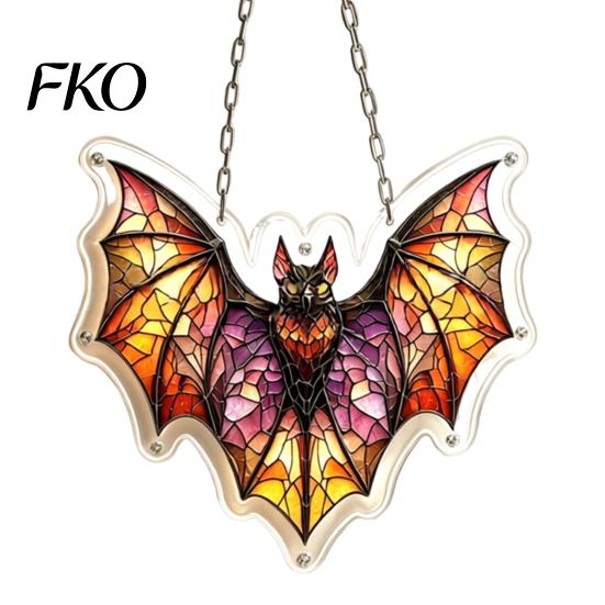 Colorful Home Decor Acrylic Owl Puzzle, Rainbow Reflection Hanging Pendant, No-Glue Window DIY Assembly Sun Collector, for Garden Patio Indoor Puzzle