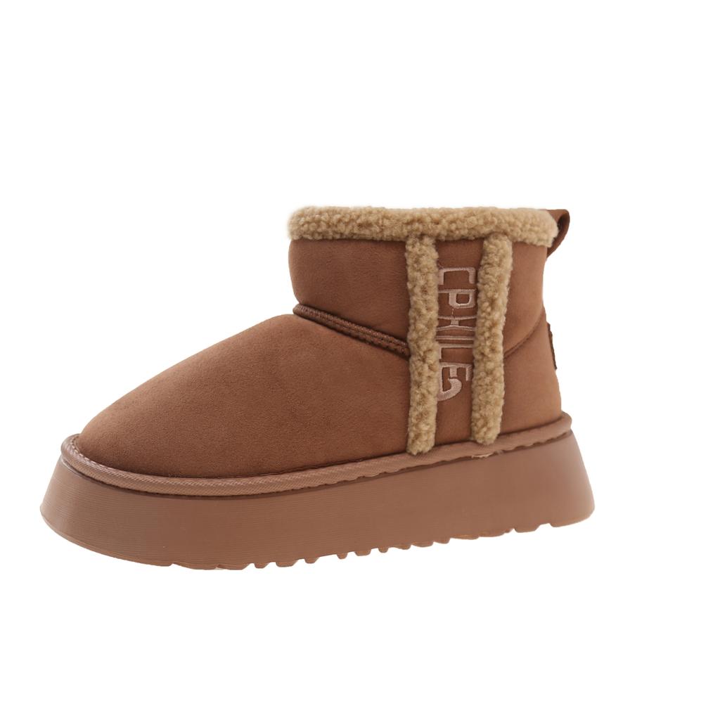 Женские зимние сапоги 2024 Новые зимние сапоги с утолщенным пухом Женские водонепроницаемые удобные ботильоны Модные теплые туфли на платформе Женские