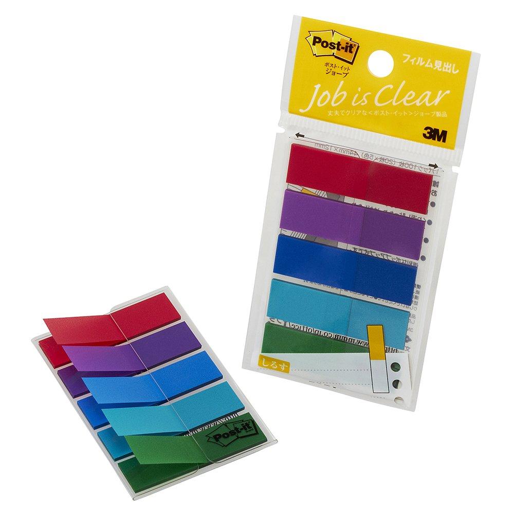 Film Sticky Notes Heading 5 Colors 44 X 12 Mm 20 Sheets X 5 Pads 688MH Post-it