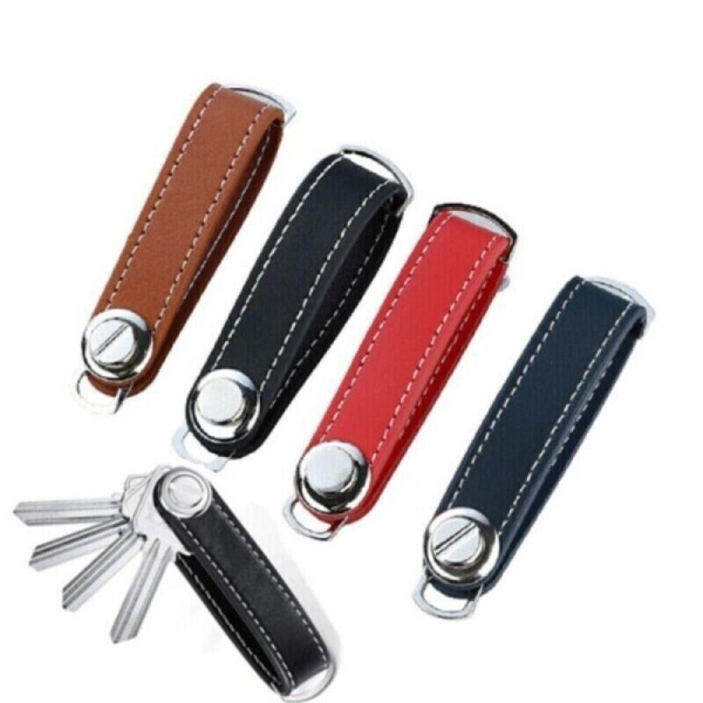 Leather Car Key Pouch Portable Car Key Case Pocket Tool Key Bag  Keys Organizer