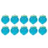 10pcs DIY Peach Flat Resin Charms Pendant 3D Fruit Pendants  Jewelry Making Accessories