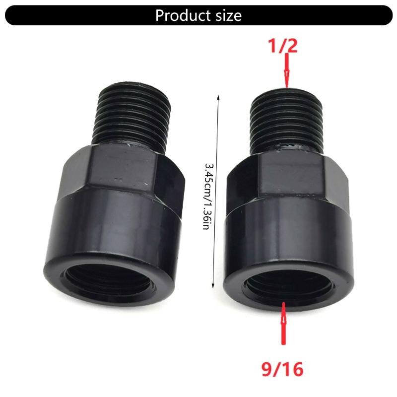Bicycles Pedals Extenders Adaptors Light weight Black Bike Pedals Converter for Various Terrain Use