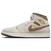 Air 1 Mid SE Brown Elephant Мужские кроссовки Светло-оревово-коричневый металлик-золотой белый DZ4129-102