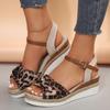 Summer Cash Large Size Women's Sandals Slope Heel Hemp Rope Bottom Fish Mouth Sandals 2025 Hot Spot Sandals