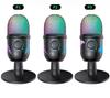 Энпинг USB Игровой Конденсаторный Микрофон с RGB Подсветкой для Стриминга и Караоке