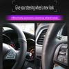 CSQK9 Microfibre Leather Car Steering Wheel Cover For Renault Clio 5 (V) Zoe Captur 2019-2020 Custom DIY Auto Steering Wheel Case