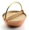 Shinko Metal Copper 14cm Magokoro Tiered Double-Handled Pot, (A) Single-Serving Pot, S-5003