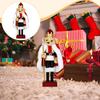 Christmas Nutcracker Ornament Figure with Music Craft Collectible Toy Decor for