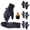 1Pair Fashion Winter Gloves Waterproof Thermal Touch Screen Thermal Windproof Warm Gloves