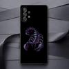 Cool insect Scorpion Phone Case For Samsung Galaxy A13,A21s,A22,A31,A32,A52,A53,A71,A80,A91 Soft Black Phone Cover
