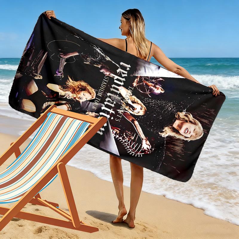 Пляжное полотенце Taylor Print, Большое мягкое быстросохнущее полотенце для пляжа, кемпинга, плавания