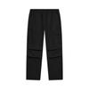 Li Ning CF Su Series Playful Sunscreen Solid Color Elastic Waist Straight Leg Knitted Sports Pants Women Bottoms Black AYKU624-1